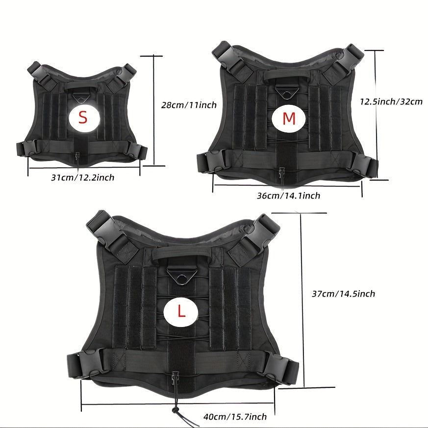 Waterproof Nylon Dog Harness Vest for Small Medium Large Dogs