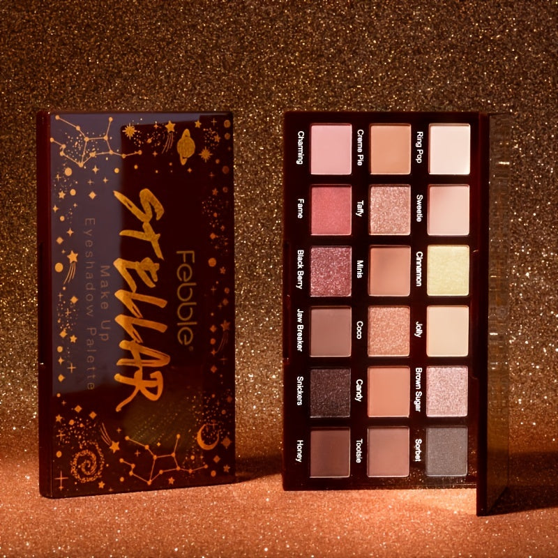 18-Color Brightening Eyeliner Eyeshadow Palette Matte Shimmer Finish