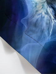 Wolves 3D Print Hoodie for Men Graphic Pullover Autumn Winter