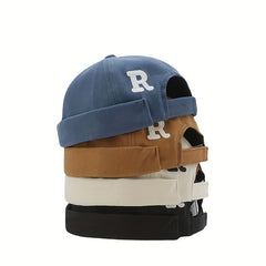 Brimless Skullcap For Men Retro Beanie Hat