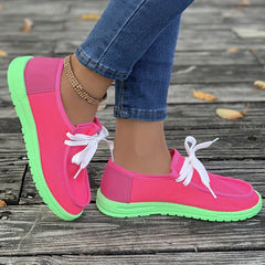 Flat Non Slip Low Cut Skate Shoes Lightweight Canvas Sneakers