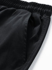 Men's Elastic Waist Drawstring Cargo Shorts for Summer