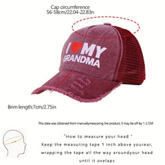 Vintage Distressed Washed Baseball Cap Unisex Dad Hat