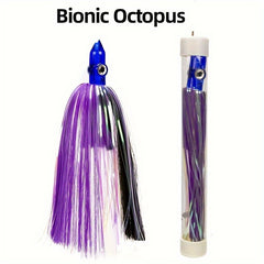 68g Acrylic Head Octopus Soft Bait Tuna Fishing Bait
