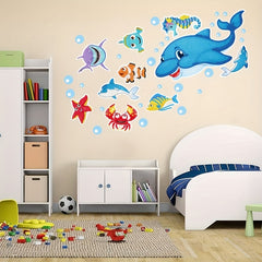 5D Fluorescent Dolphin Diamond Painting Kit - DIY Mosaic Craft for Kids & Adults