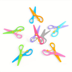 Colorful Labor-saving Safety Scissors for Students DIY Paper Cutting