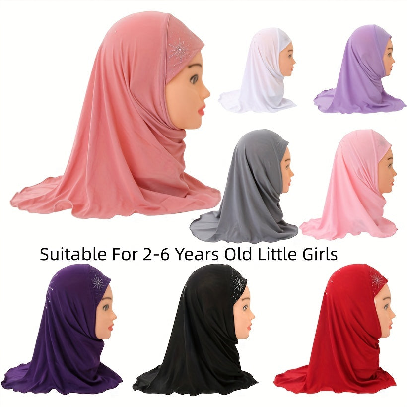 Casual Rhinestone Hat Scarf Outdoor Breathable Headscarf