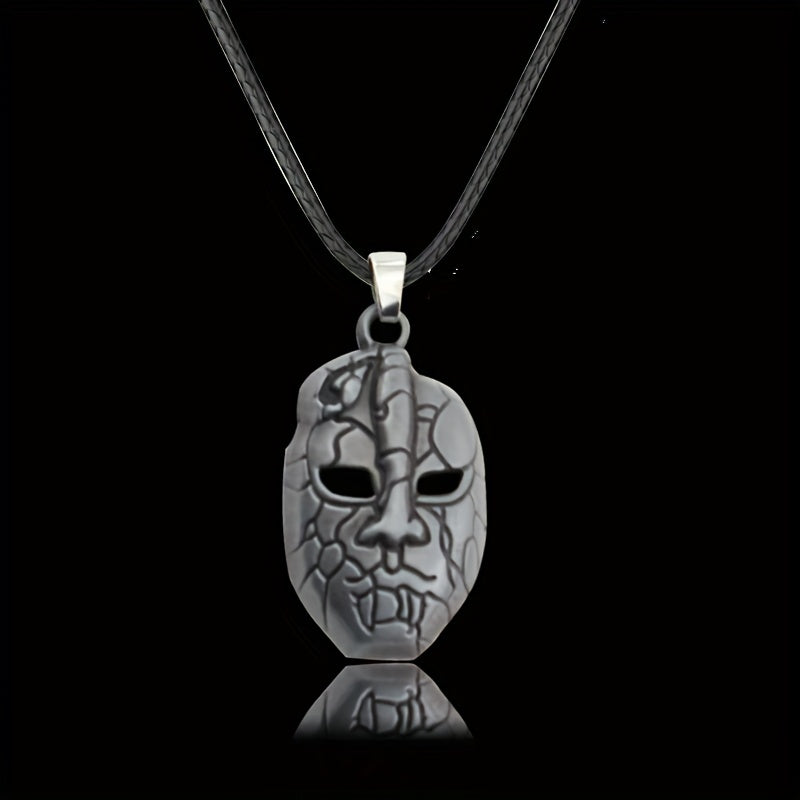 Boy's Ancient Tin Imitating Face Necklace