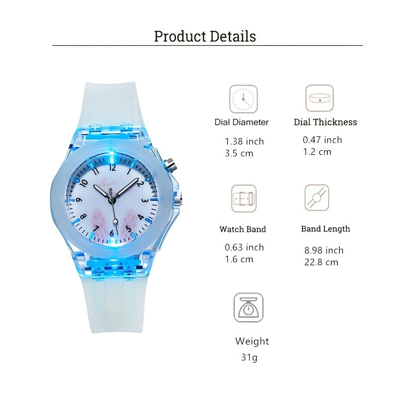 Girl Luminous Silicone Watch Bracelet