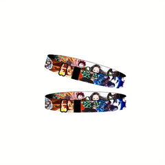 1pc Anime Print Bracelet Waterproof Durable Reusable Wristband Wrist Band