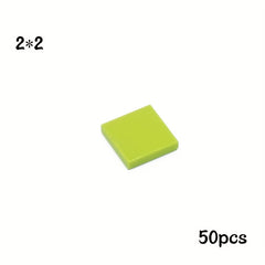 200pcs DIY Building Blocks Ceramic Tile 2x2 Educational Creative Toys