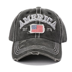 Vintage Letter Embroidery Baseball Cap