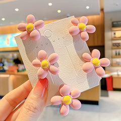 5pcs Flowers Hair Clips Decorative Hair Accessories Sets for Girls