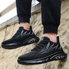 Men's Steel Toe Work Shoes Puncture Proof Anti-Skid Safety Sneakers