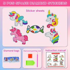 Novelty Diamond Painting Sticker Art Kit