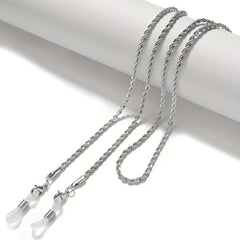 Golden Silver Glasses Chain With Storage Box Metal Hanging Chain