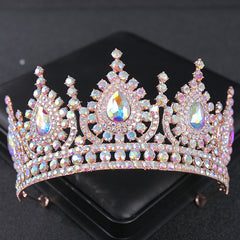 Bridal Rhinestone Crown Headband Wedding Hair Accessories