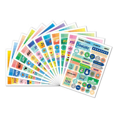 12 Months Planner Stickers 480 Unique Stickers Set
