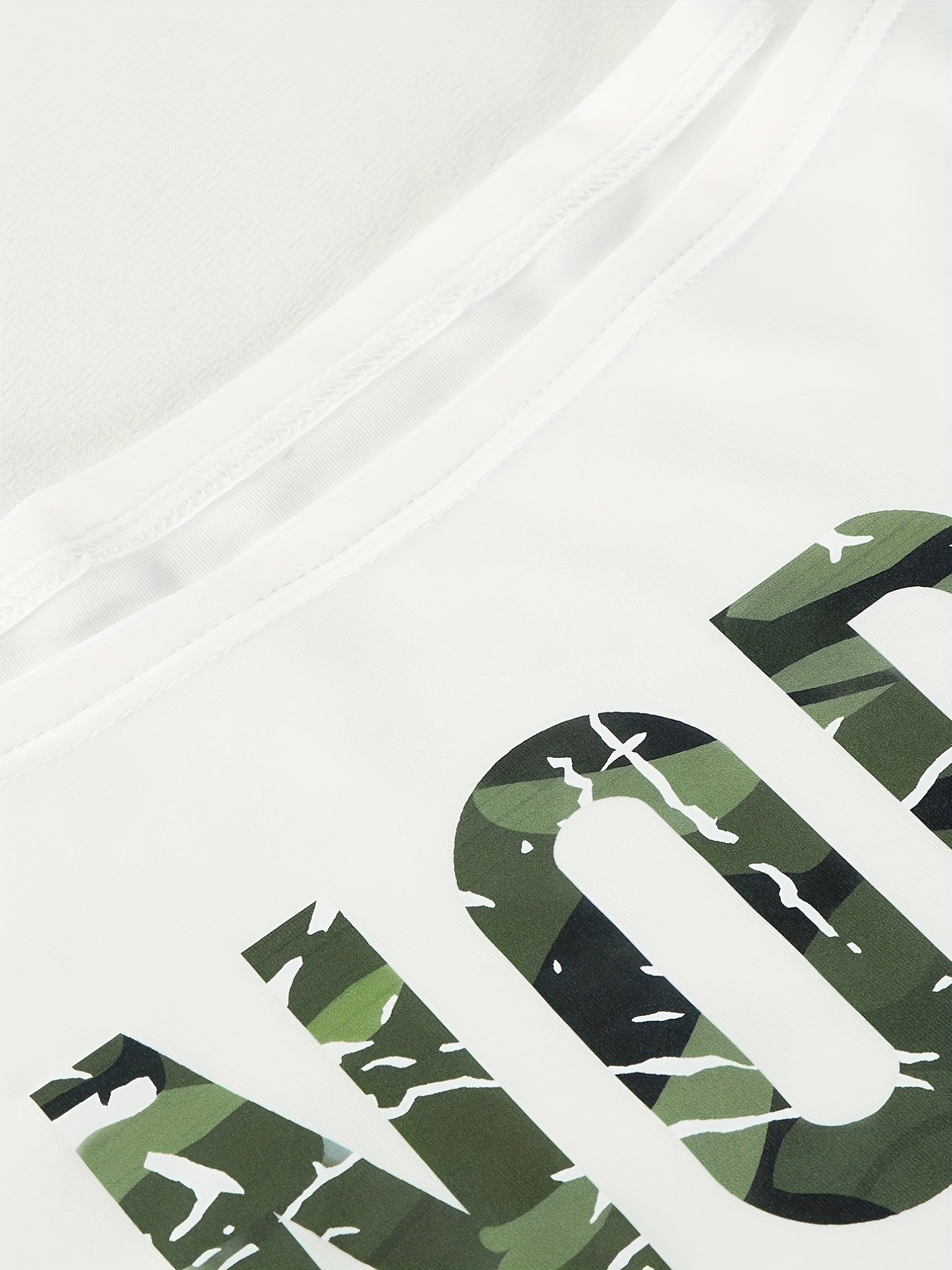 Camo One Shoulder Top & Biker Shorts Set