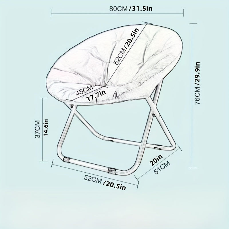 Moon Chair Lazy Chair Folding Chair for Beach Camping