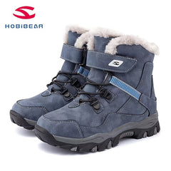 Men's Warm Fleece Snow Boots Non slip Ankle Boots