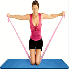 Unisex Resistance Exercise Rubber Bands for Fitness Pilates Rehab Stretching