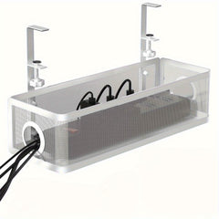 Under Desk Cable Management Tray With Clamp for Office Home