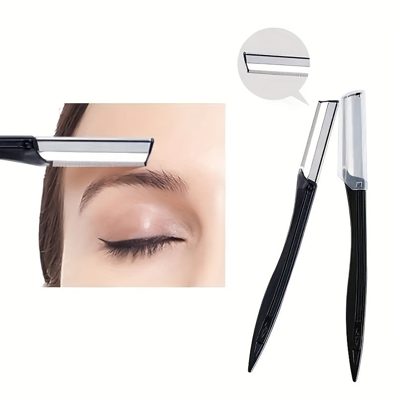 6pcs Stainless Steel Eyebrow Shaving Set Beauty Tools for Beginners