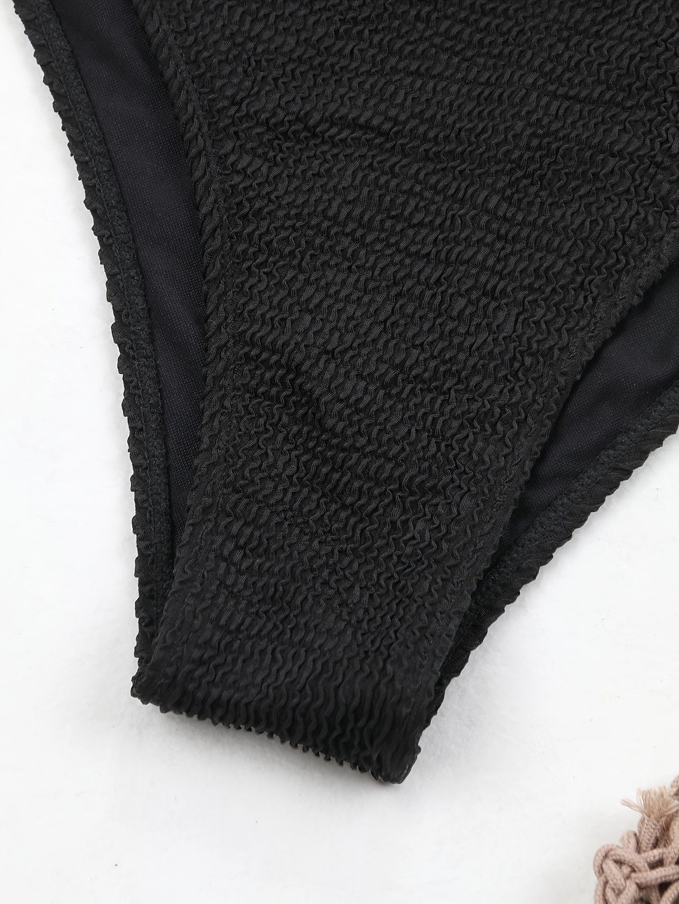 Sexy One Piece Swimsuit Ruched Crisscross Back