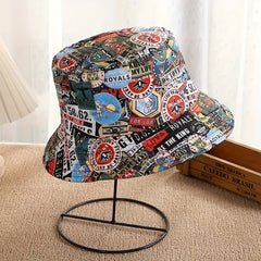 Breathable Sunshade Bucket Hat Double sided Sun Hat For Men Women