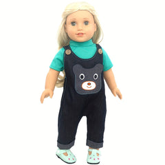Green Doll Outfit Set for 43 Reborn Vinyl Dolls Hoodie & Pants