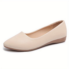 Women's Pointed Toe Flats Soft Sole Slip On Anti slip Shoes