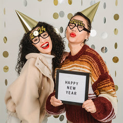 6pcs Funny Photo Glasses Paper Glasses Year Party Decoration