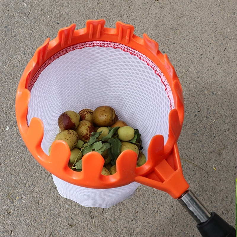Fruit Picker Garden Basket Picking Tool Catcher Agricultural Prune Red Date