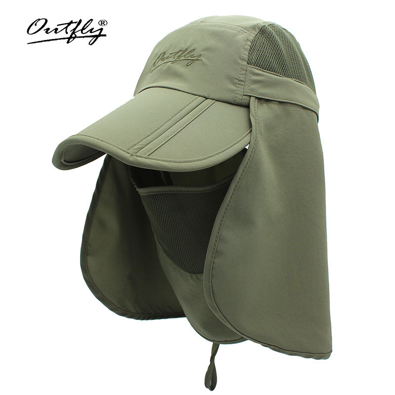 Kids Sun Hat with Removable Mask and Neck Flap