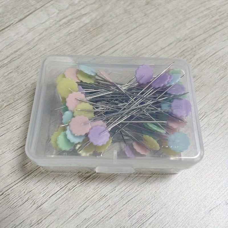 100Pcs Stainless Steel Dressmaking Pins DIY Sewing Accessories