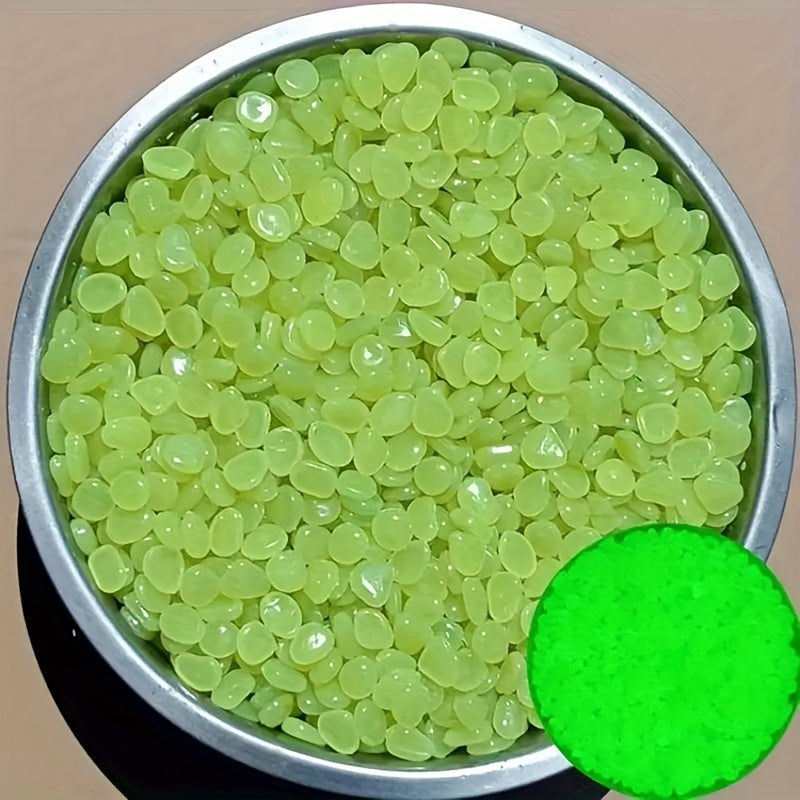 100pcs 500pcs Bag Glow In The Dark Pebbles Magical Garden Aquarium Landscaping