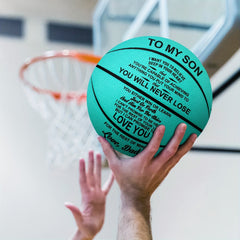 Engraved Basketball Graduation Christmas Gift For Son