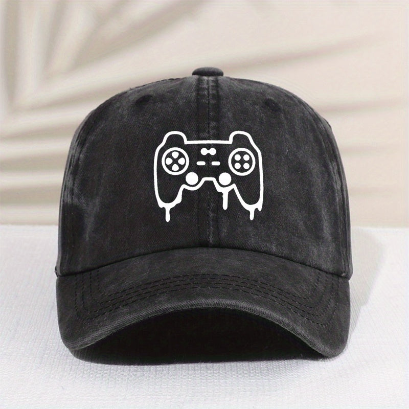 Vintage Game Console Distressed Cap Sun Protection