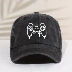 Vintage Game Console Distressed Cap Sun Protection