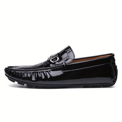 Men's Moccasin Loafer Shoes Slip On Comfy Non-slip