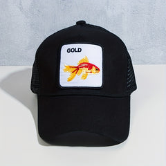 Personality Animal Pattern Embroidered Baseball Cap Men's Summer Sunscreen Sunsh