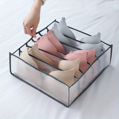 Mesh Grids Foldable Wardrobe Storage Organizer Bag