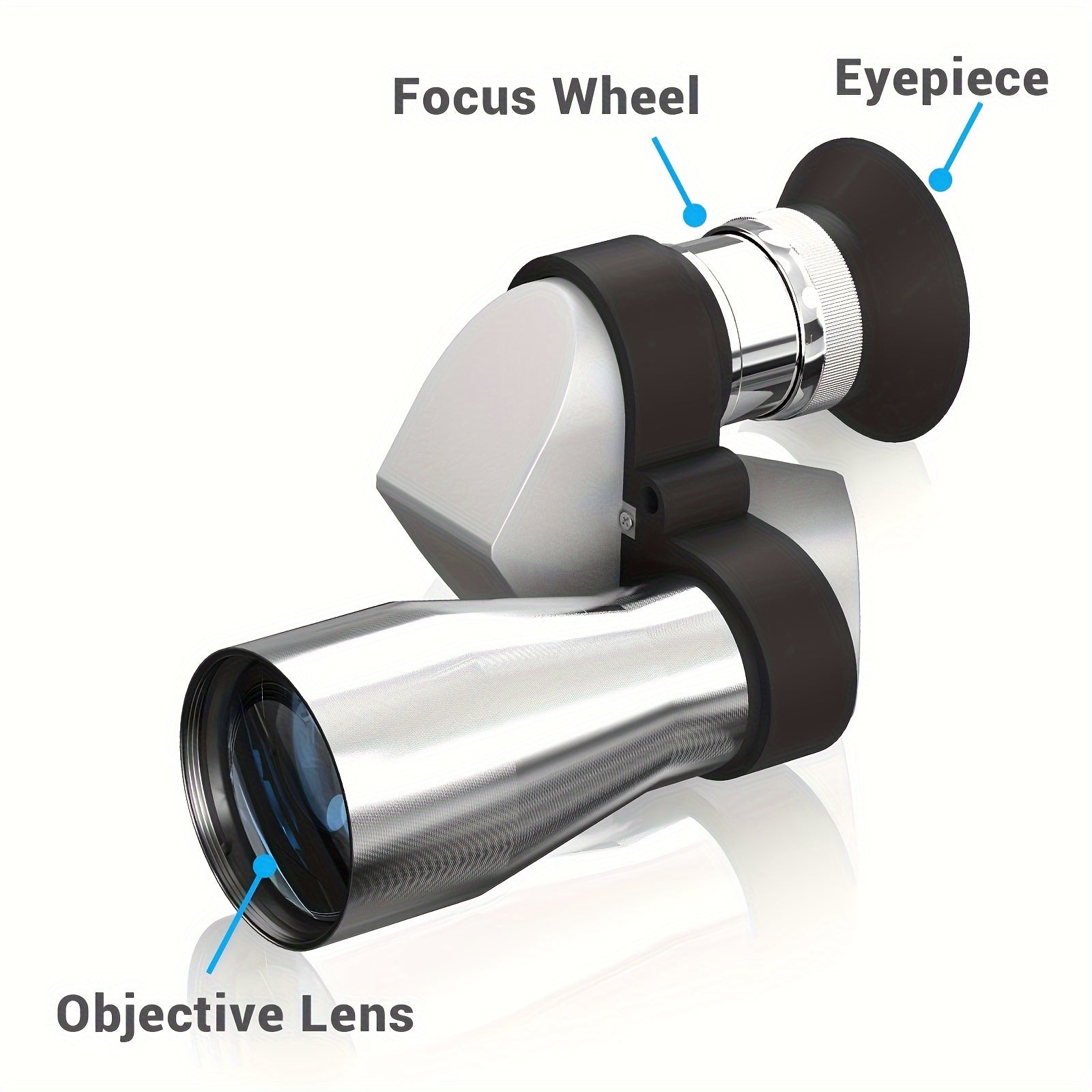 Metal Corner 10x20 Mini Monocular Telescope for Mobile Phone Photography