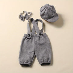 Newborn Photography Suit Baby Strap Pants Studio Props Set