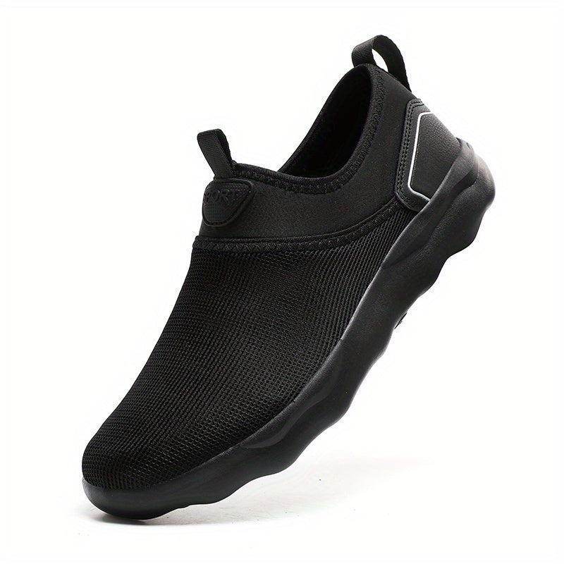 Men's Lightweight Slip On Knit Sneakers for Outdoor Walking