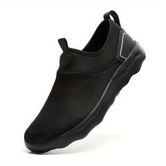 Men's Lightweight Slip On Knit Sneakers for Outdoor Walking