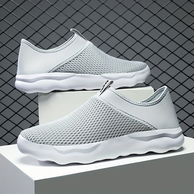 Men's Slip on Mesh Sneakers Lightweight Breathable Shoes
