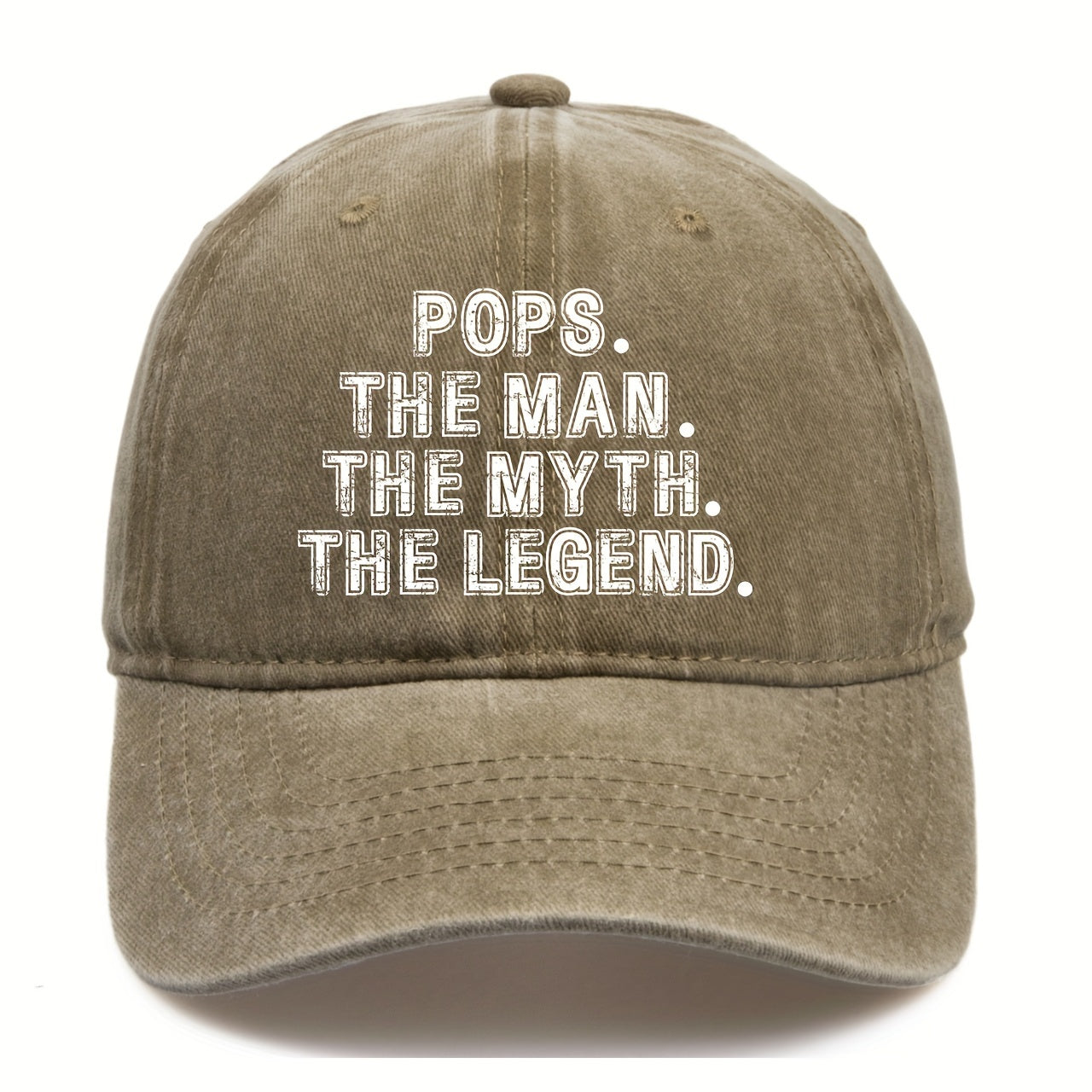 POPS Letter Printed Baseball Cap For Men And Women
