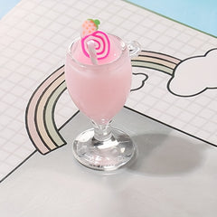 4pcs 1/6 Scale Dollhouse Food Fruit Drink Bottles Miniature Toy